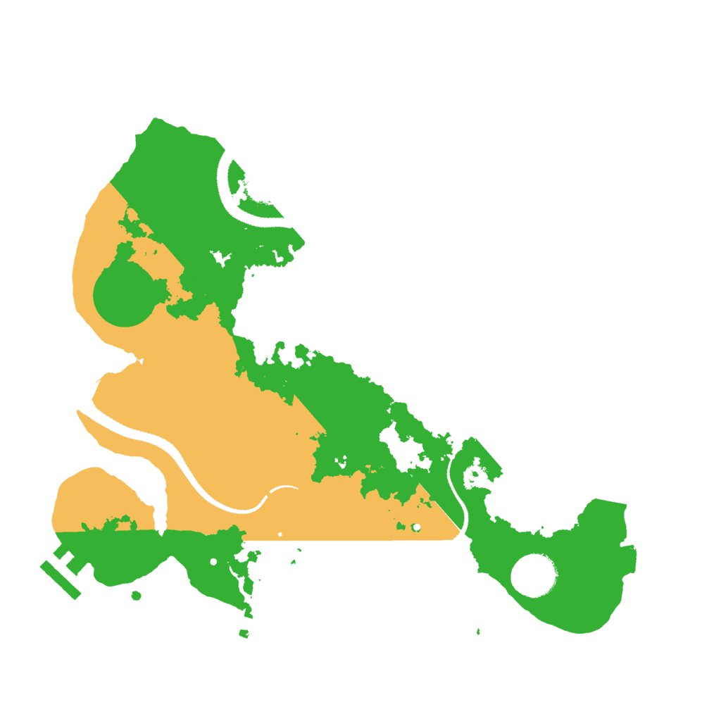 Biome Rust Map: Procedural Map, Size: 3000, Seed: 1052077126