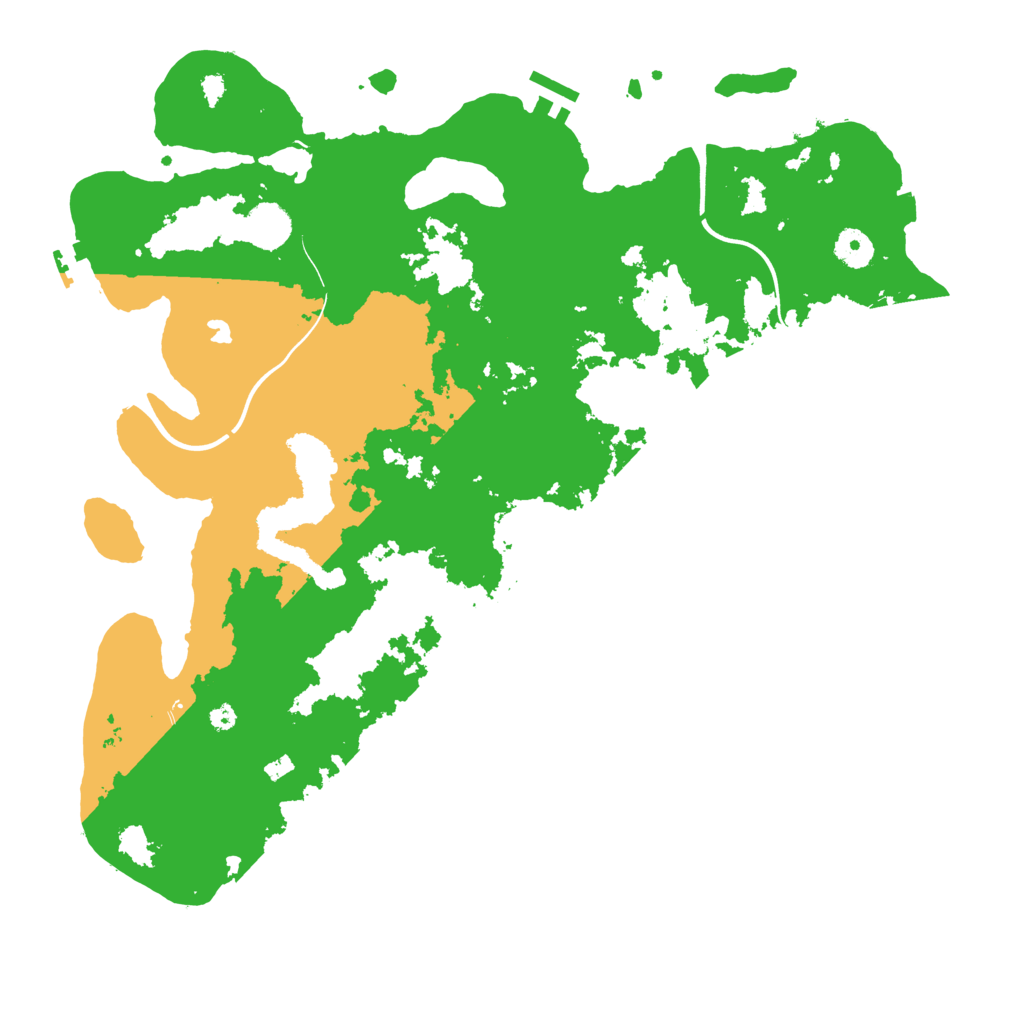 Biome Rust Map: Procedural Map, Size: 4000, Seed: 579928078