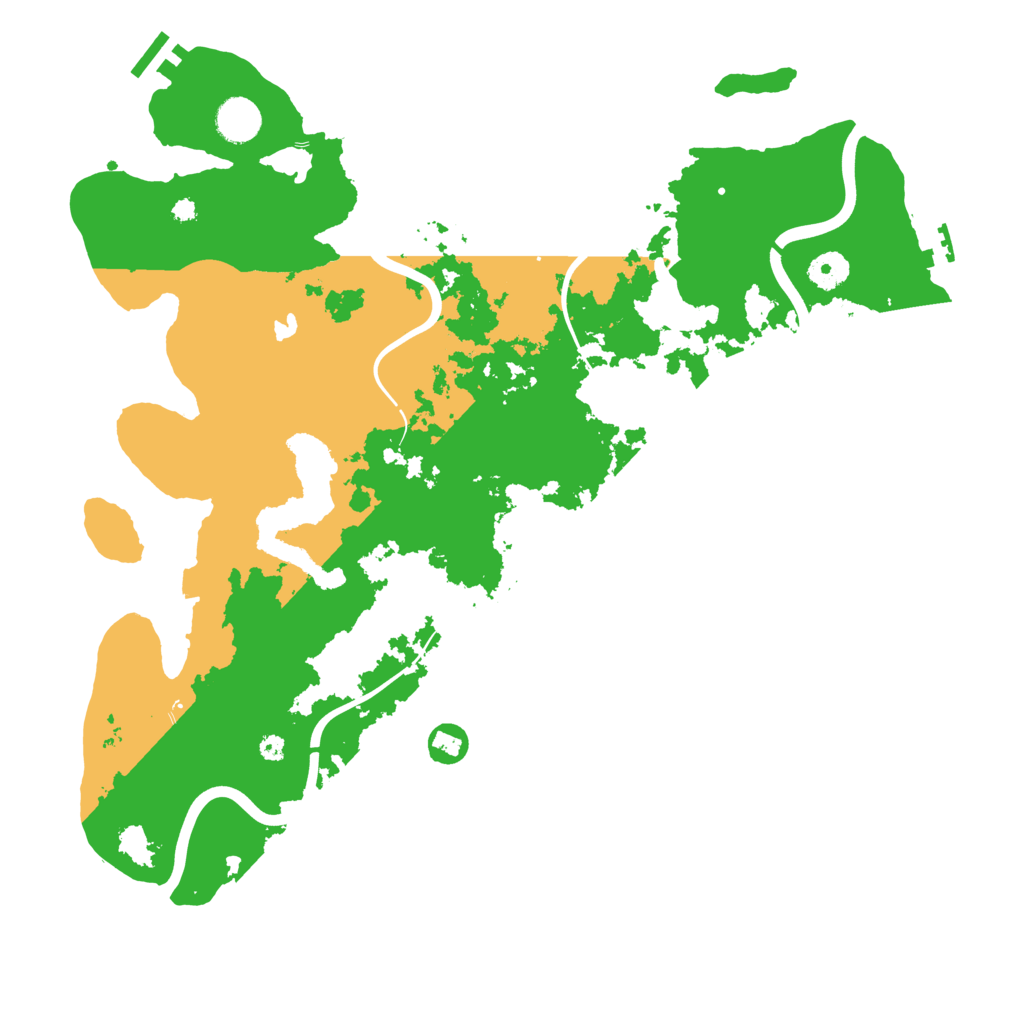 Biome Rust Map: Procedural Map, Size: 4000, Seed: 579928078