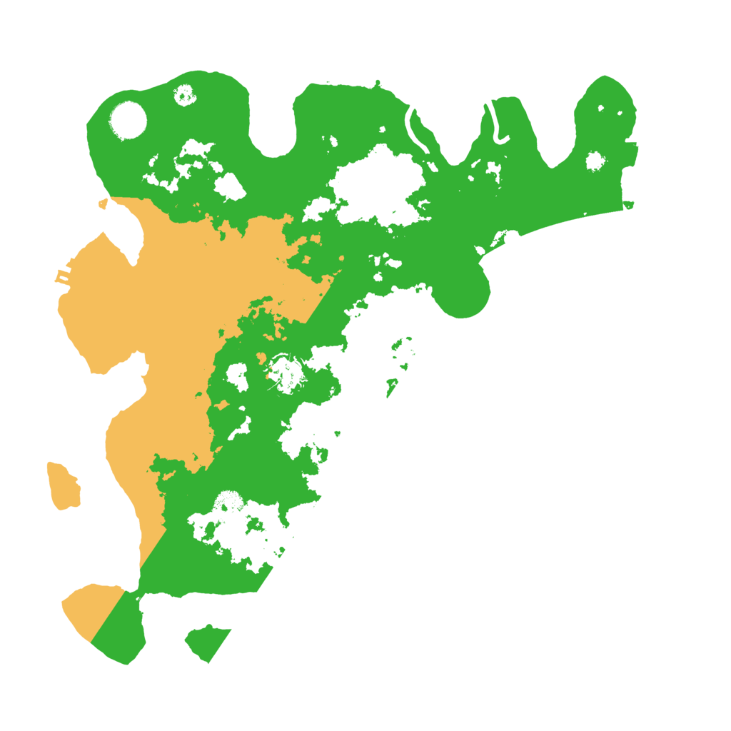 Biome Rust Map: Procedural Map, Size: 3500, Seed: 359462