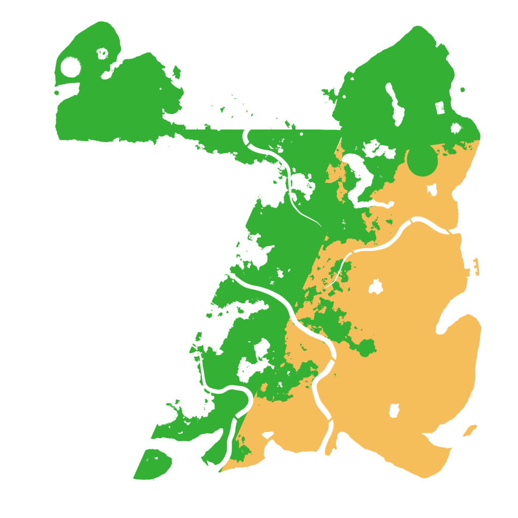 Biome Rust Map: Procedural Map, Size: 4500, Seed: 289530523