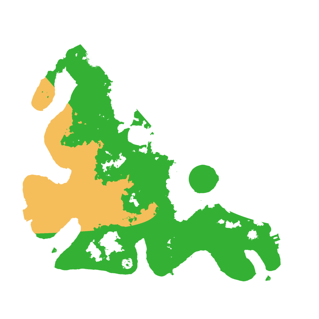 Biome Rust Map: Procedural Map, Size: 3000, Seed: 2953081