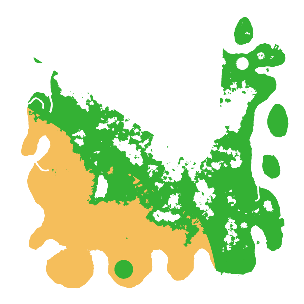Biome Rust Map: Procedural Map, Size: 4300, Seed: 77859013