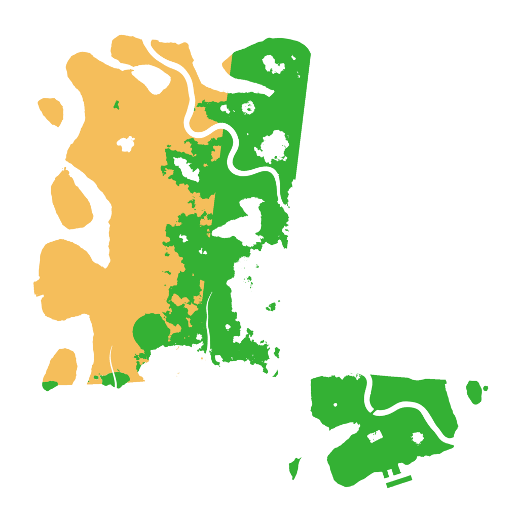 Biome Rust Map: Procedural Map, Size: 4000, Seed: 257991543