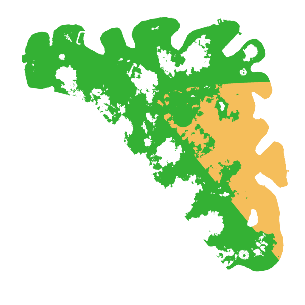 Biome Rust Map: Procedural Map, Size: 4500, Seed: 322282175