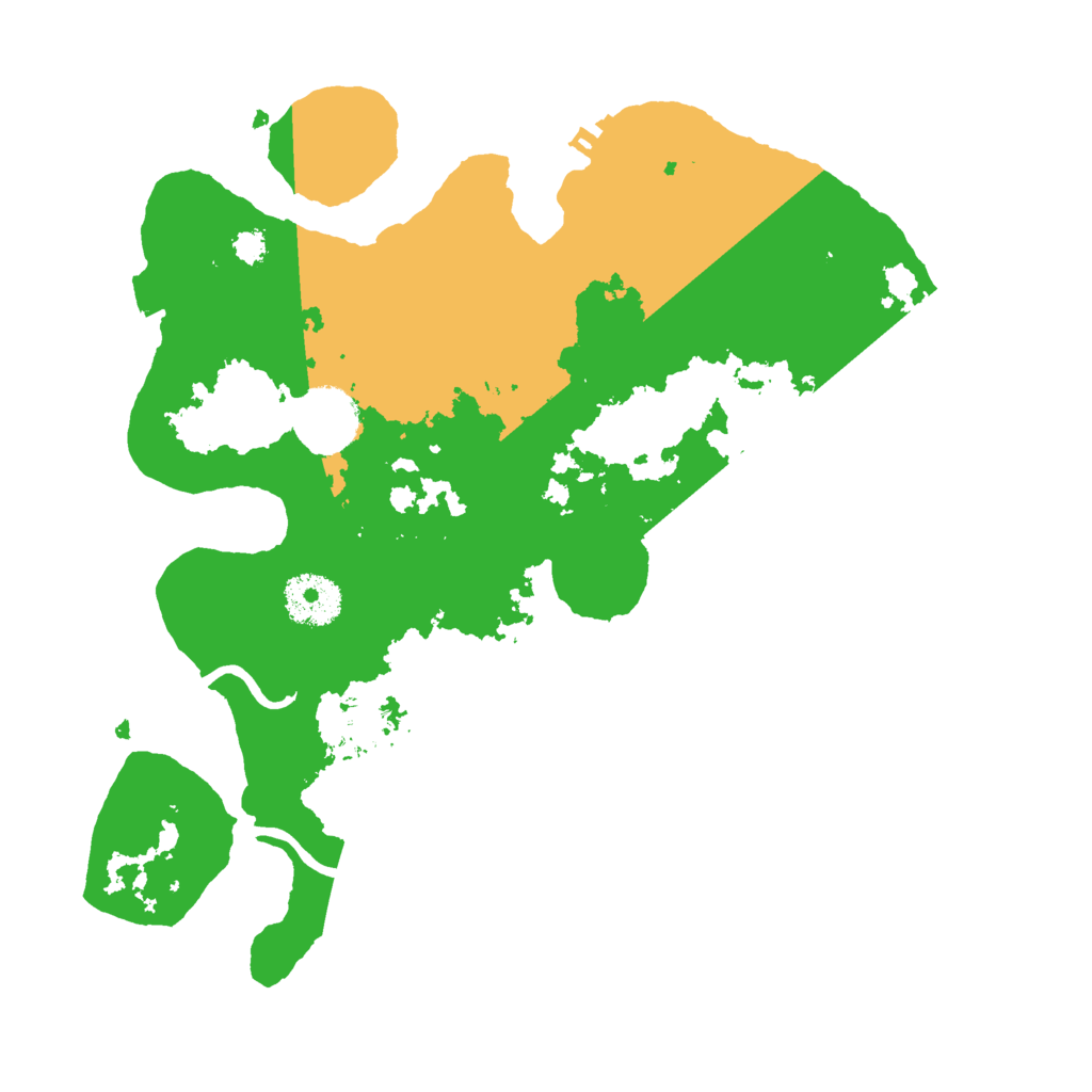 Biome Rust Map: Procedural Map, Size: 3000, Seed: 812372441