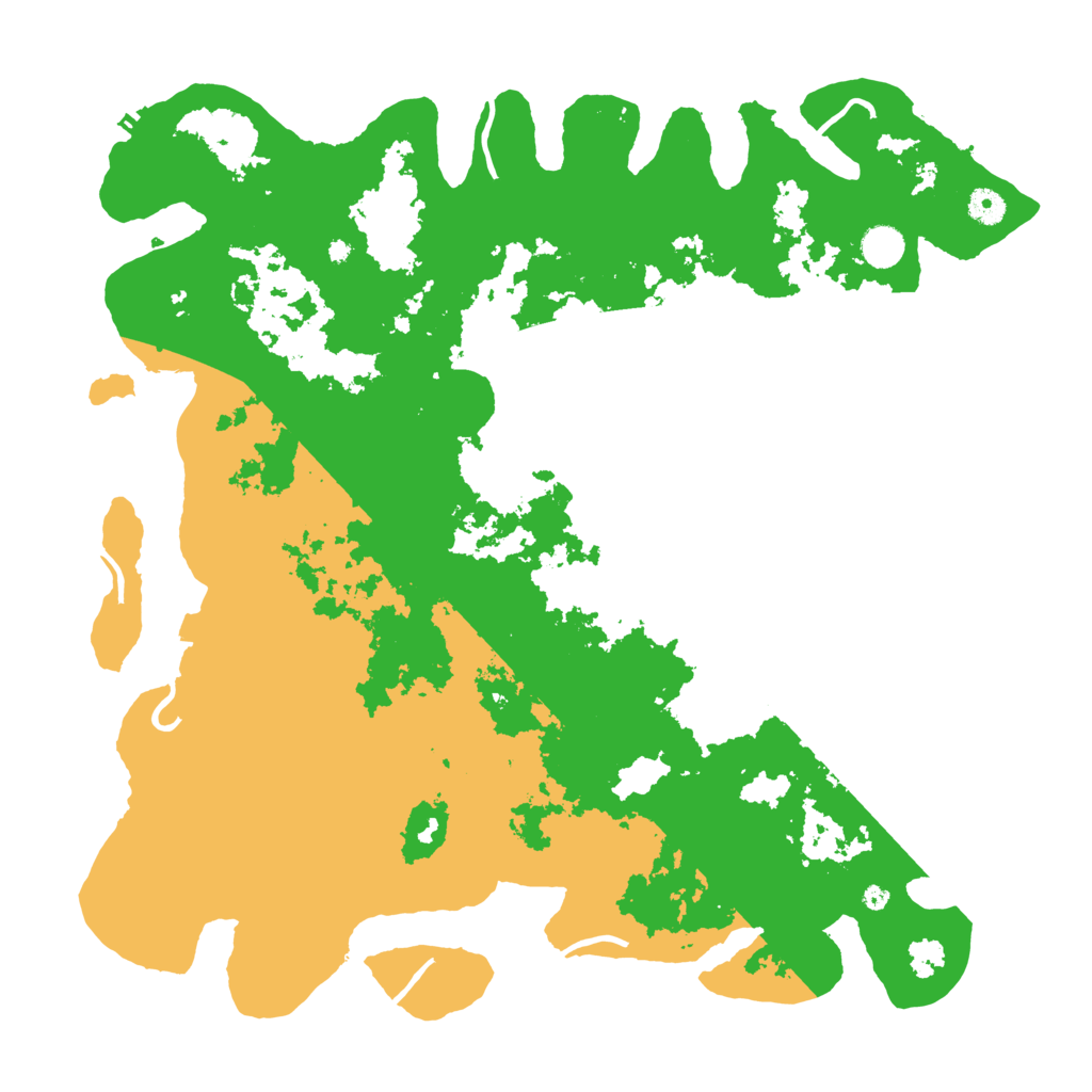 Biome Rust Map: Procedural Map, Size: 4500, Seed: 1676274297