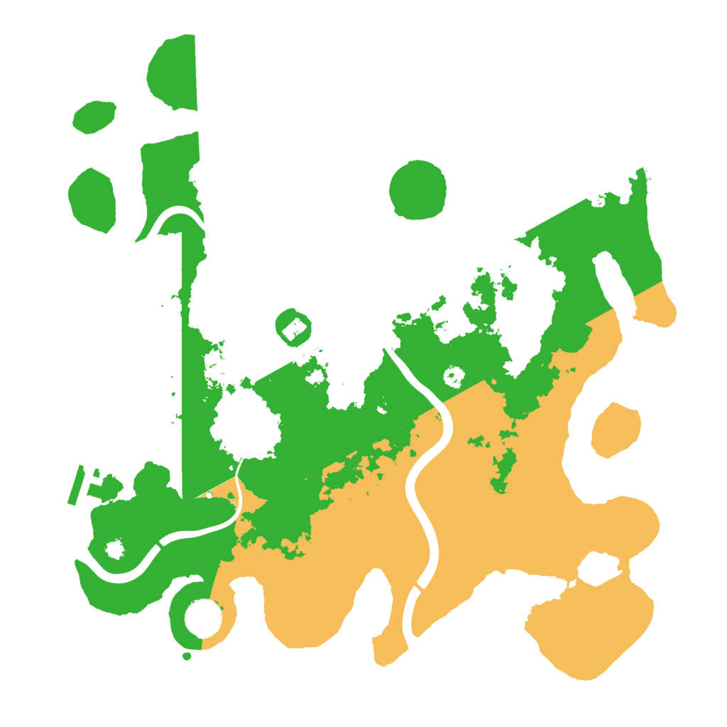 Biome Rust Map: Procedural Map, Size: 3500, Seed: 1303072089