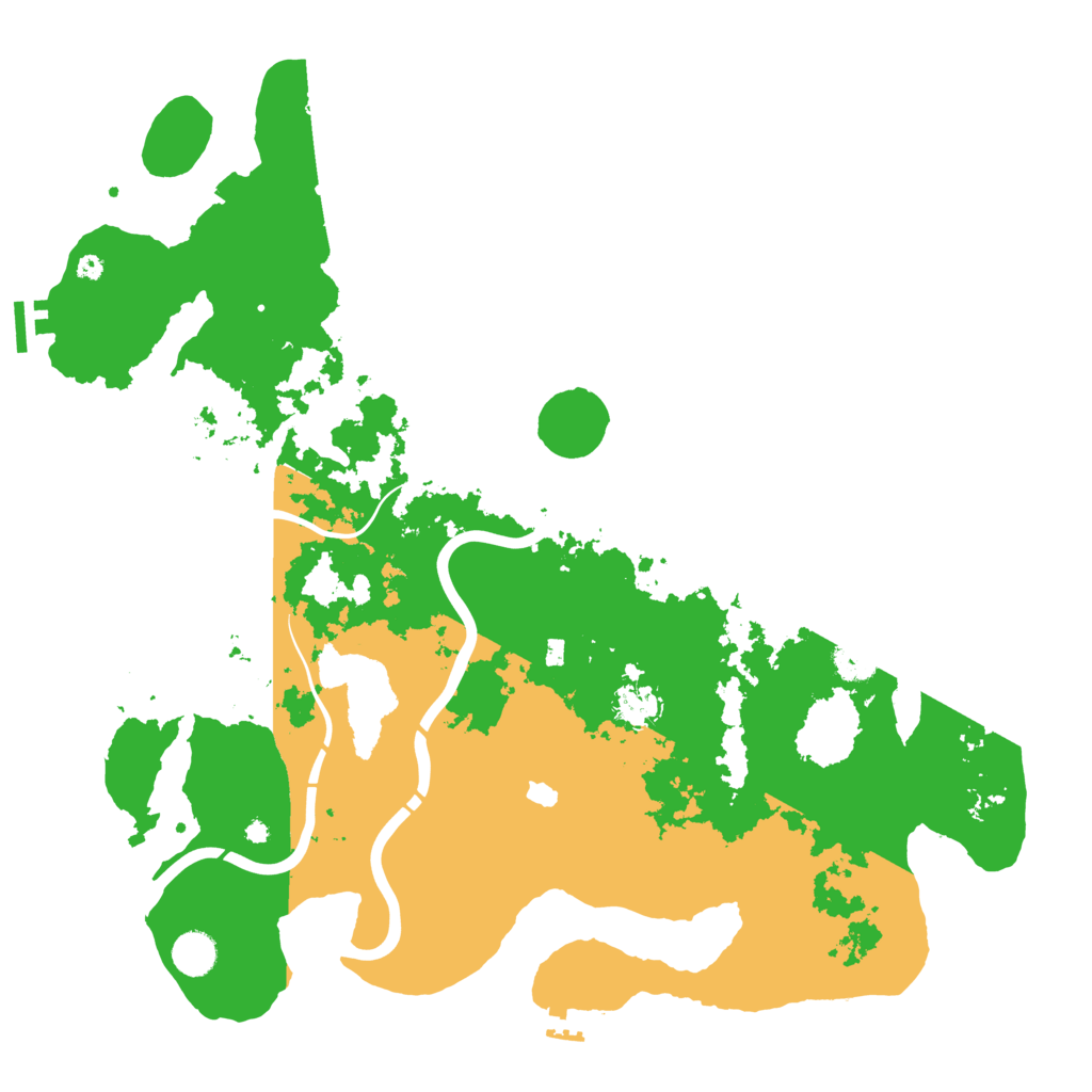 Biome Rust Map: Procedural Map, Size: 4300, Seed: 121315421