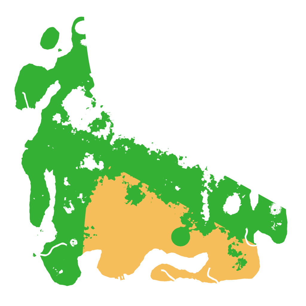 Biome Rust Map: Procedural Map, Size: 4300, Seed: 121315421