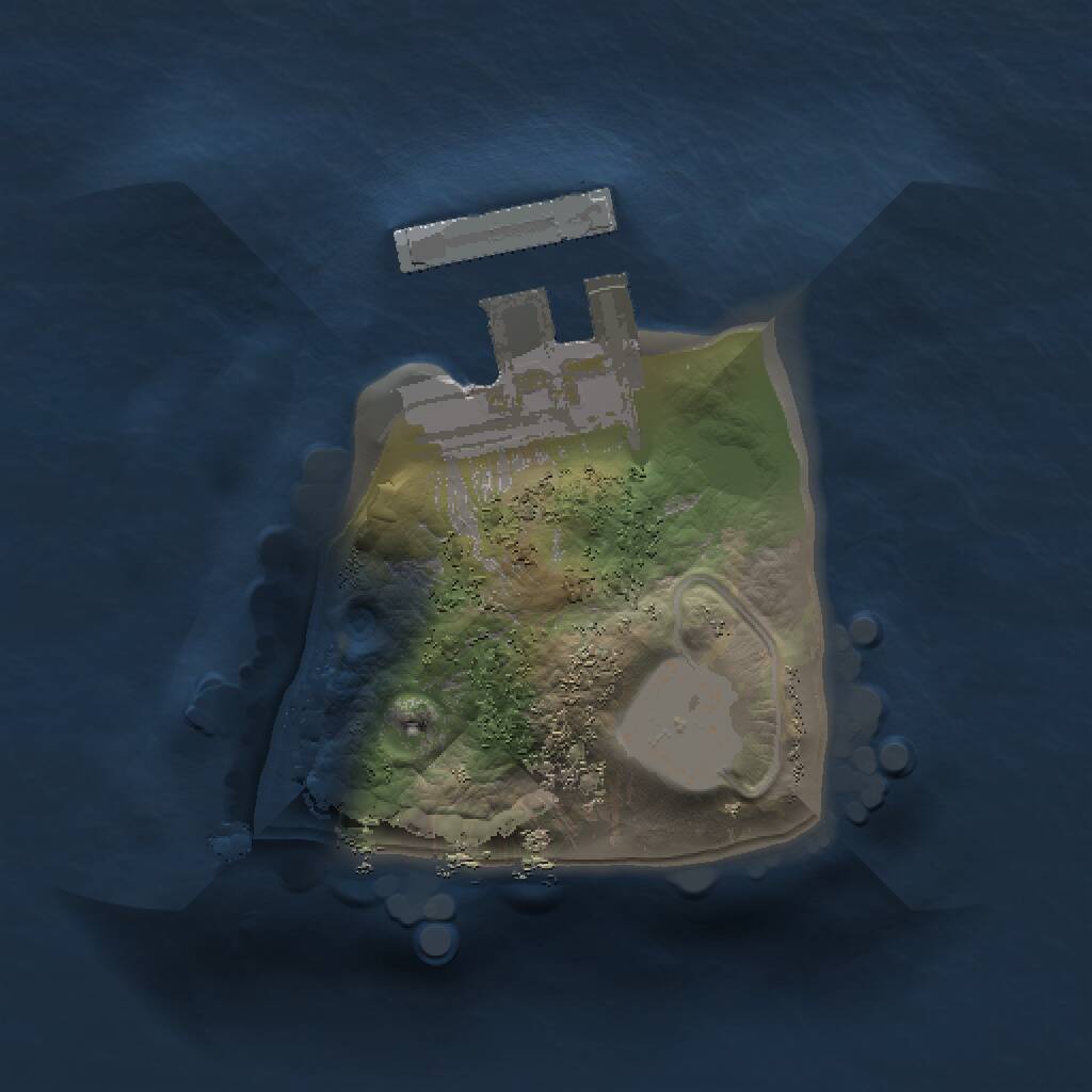 Rust Map: Procedural Map, Size: 1000, Seed: 403935240, 2 Monuments