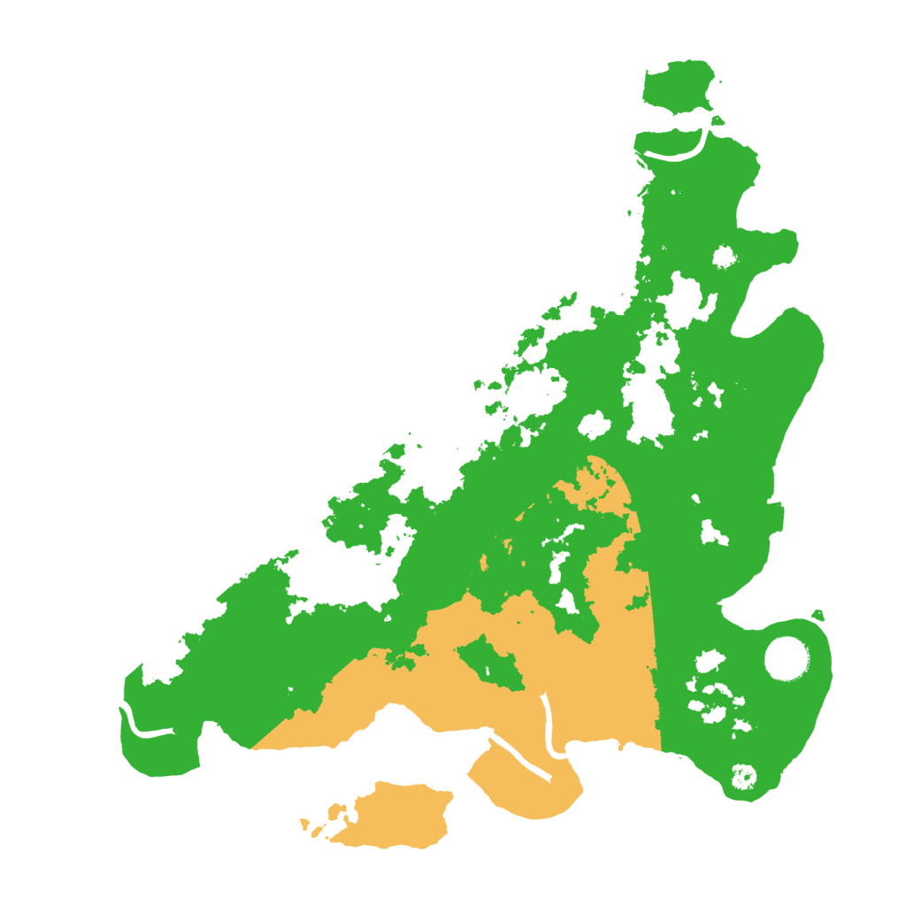 Biome Rust Map: Procedural Map, Size: 3600, Seed: 236394687