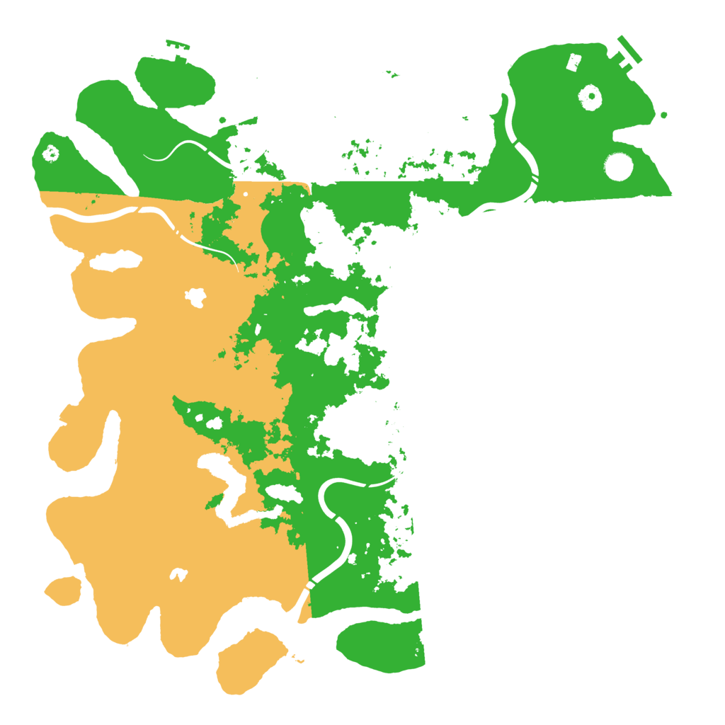 Biome Rust Map: Procedural Map, Size: 4500, Seed: 582097298