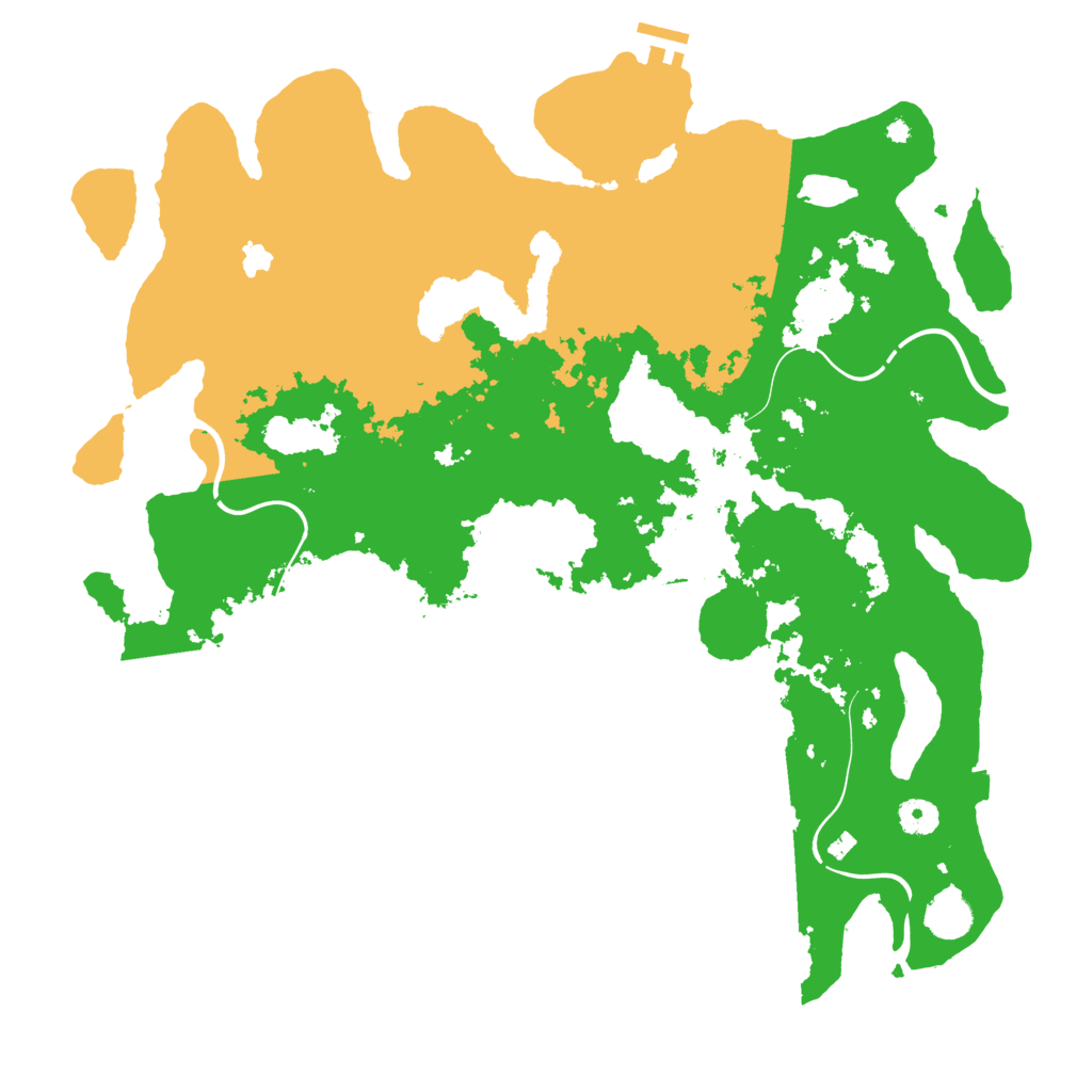 Biome Rust Map: Procedural Map, Size: 4250, Seed: 222330379