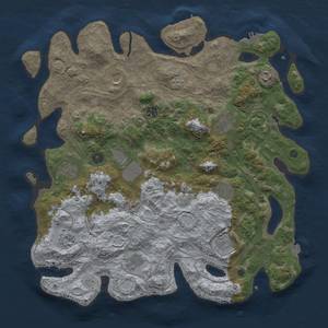 Thumbnail Rust Map: Procedural Map, Size: 4250, Seed: 222330379, 19 Monuments