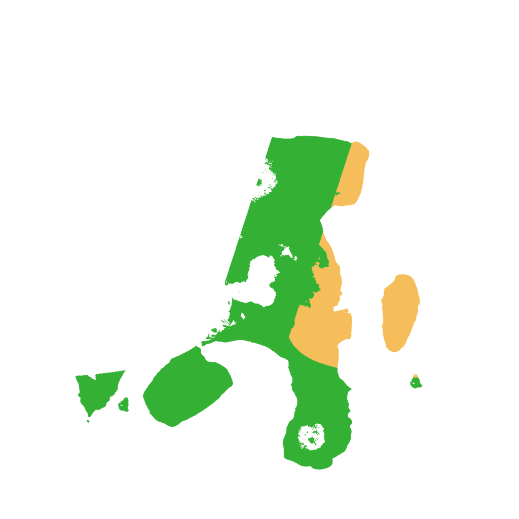 Biome Rust Map: Procedural Map, Size: 2000, Seed: 4656463