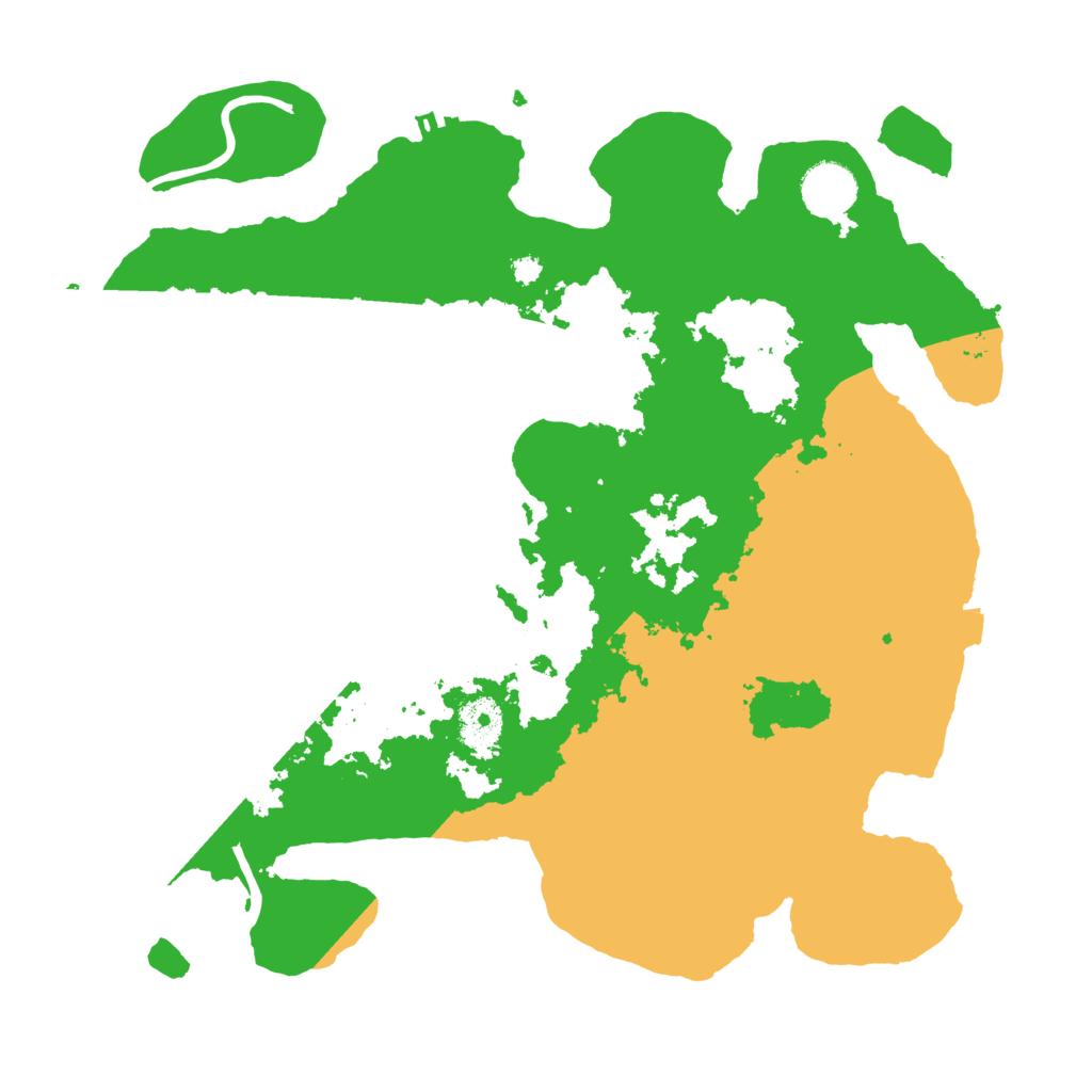 Biome Rust Map: Procedural Map, Size: 3500, Seed: 336713700