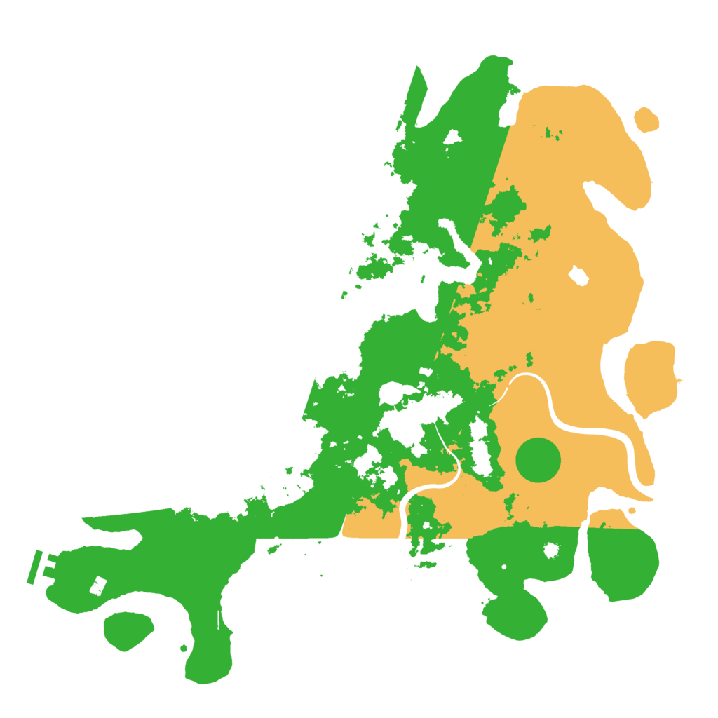 Biome Rust Map: Procedural Map, Size: 4200, Seed: 4656463