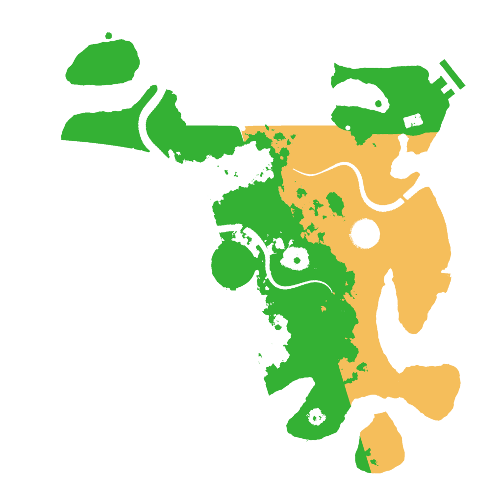 Biome Rust Map: Procedural Map, Size: 3000, Seed: 222089646