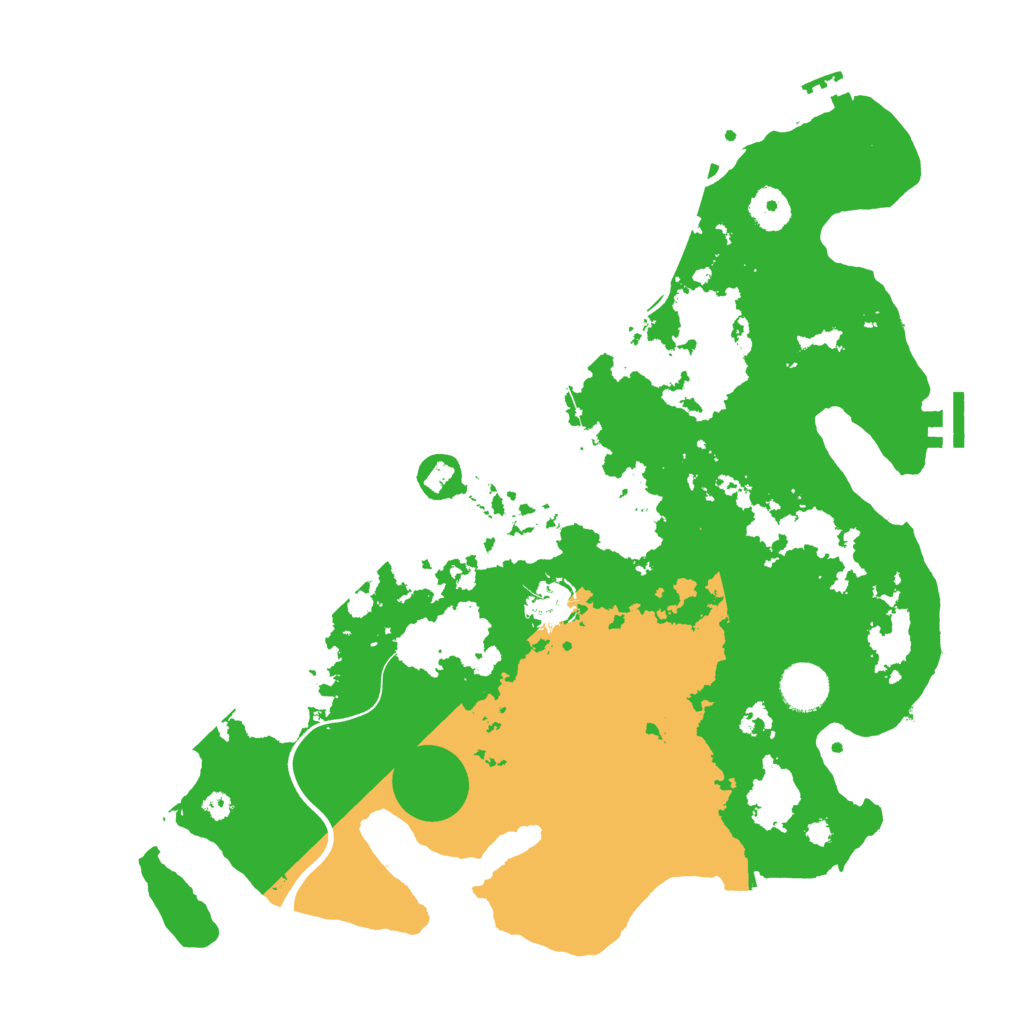 Biome Rust Map: Procedural Map, Size: 3700, Seed: 1659819972