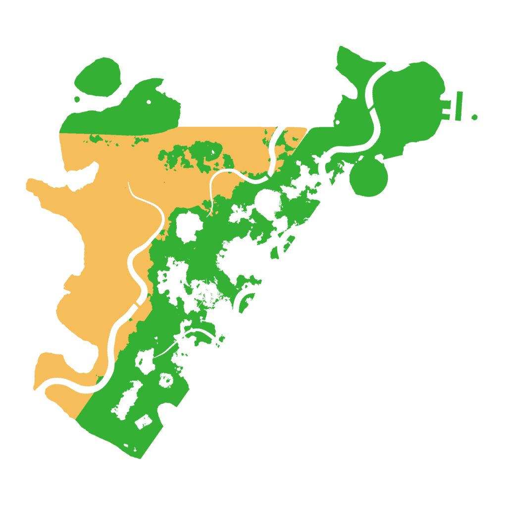 Biome Rust Map: Procedural Map, Size: 3500, Seed: 658567895