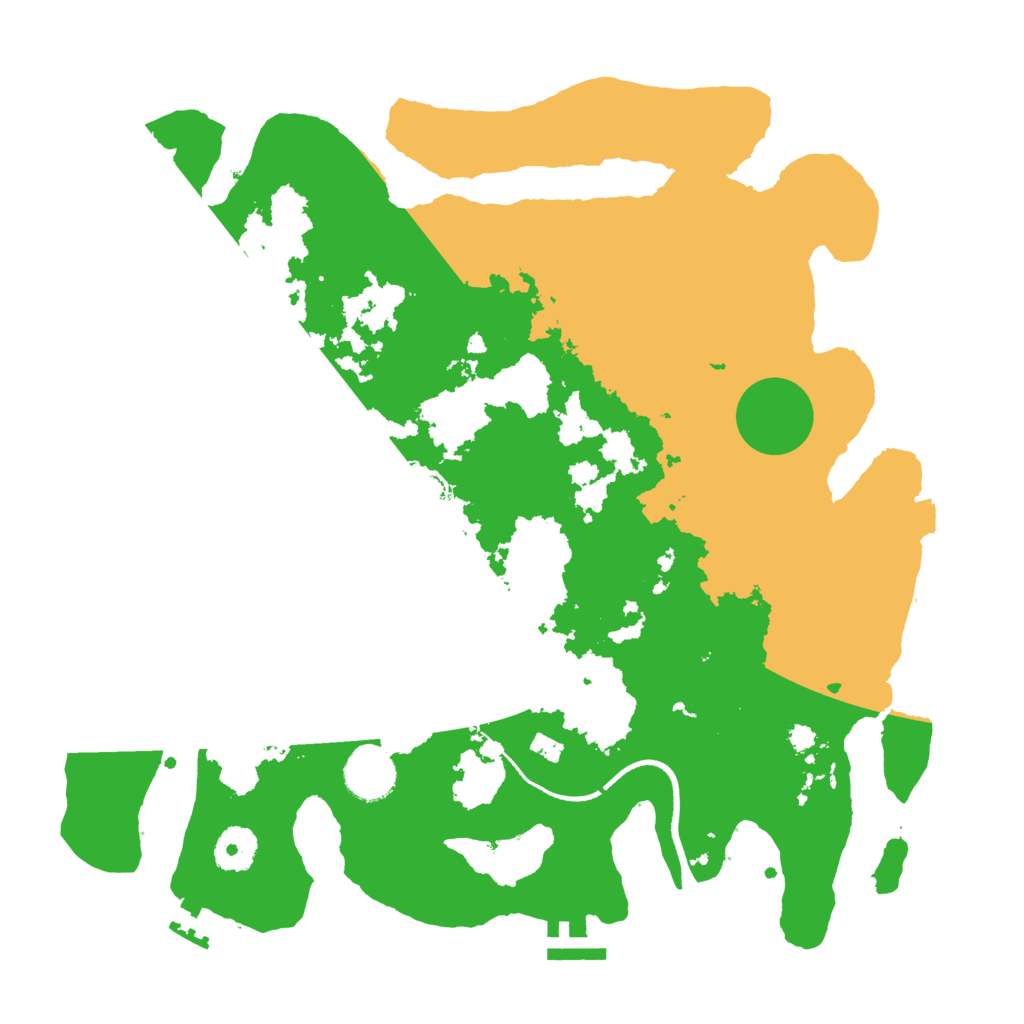 Biome Rust Map: Procedural Map, Size: 3500, Seed: 1448657723