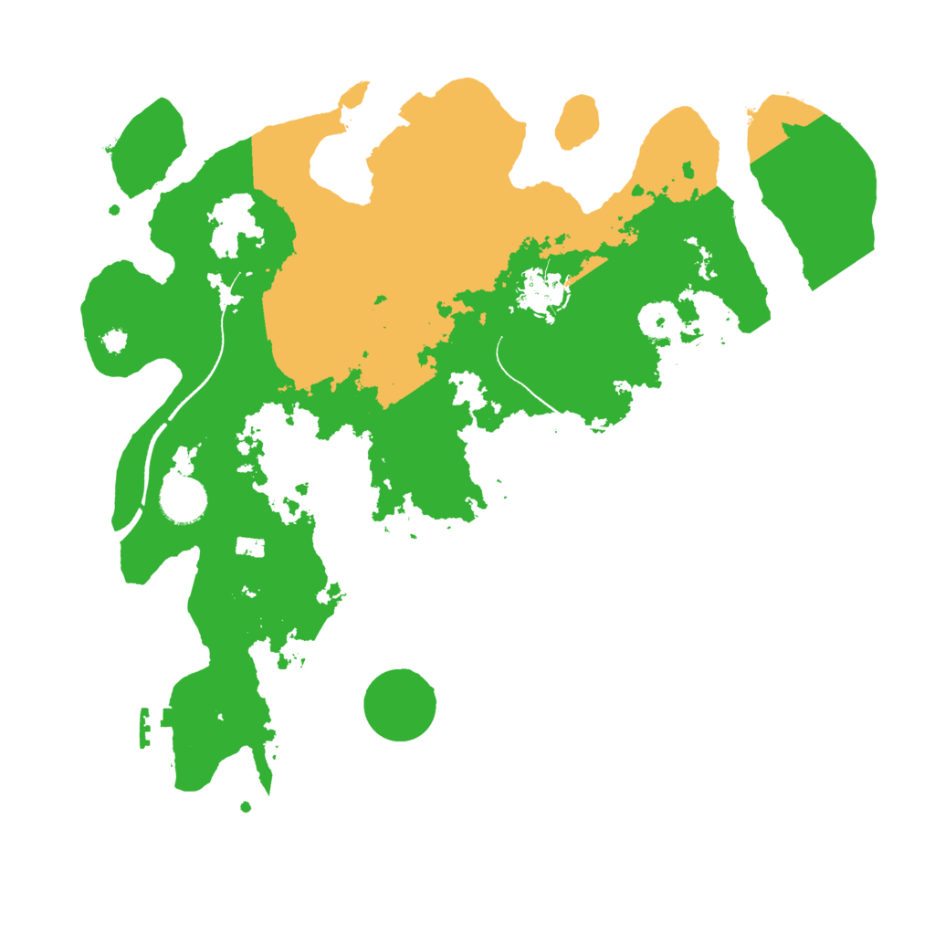 Biome Rust Map: Procedural Map, Size: 3500, Seed: 539364849