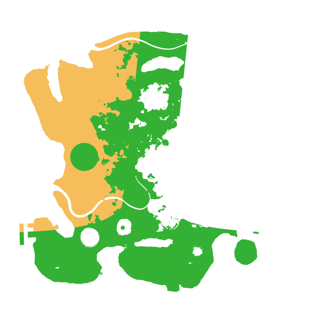Biome Rust Map: Procedural Map, Size: 3000, Seed: 1008539859