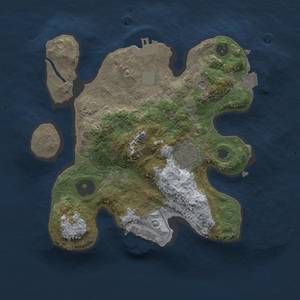 Thumbnail Rust Map: Procedural Map, Size: 2500, Seed: 660510528, 8 Monuments