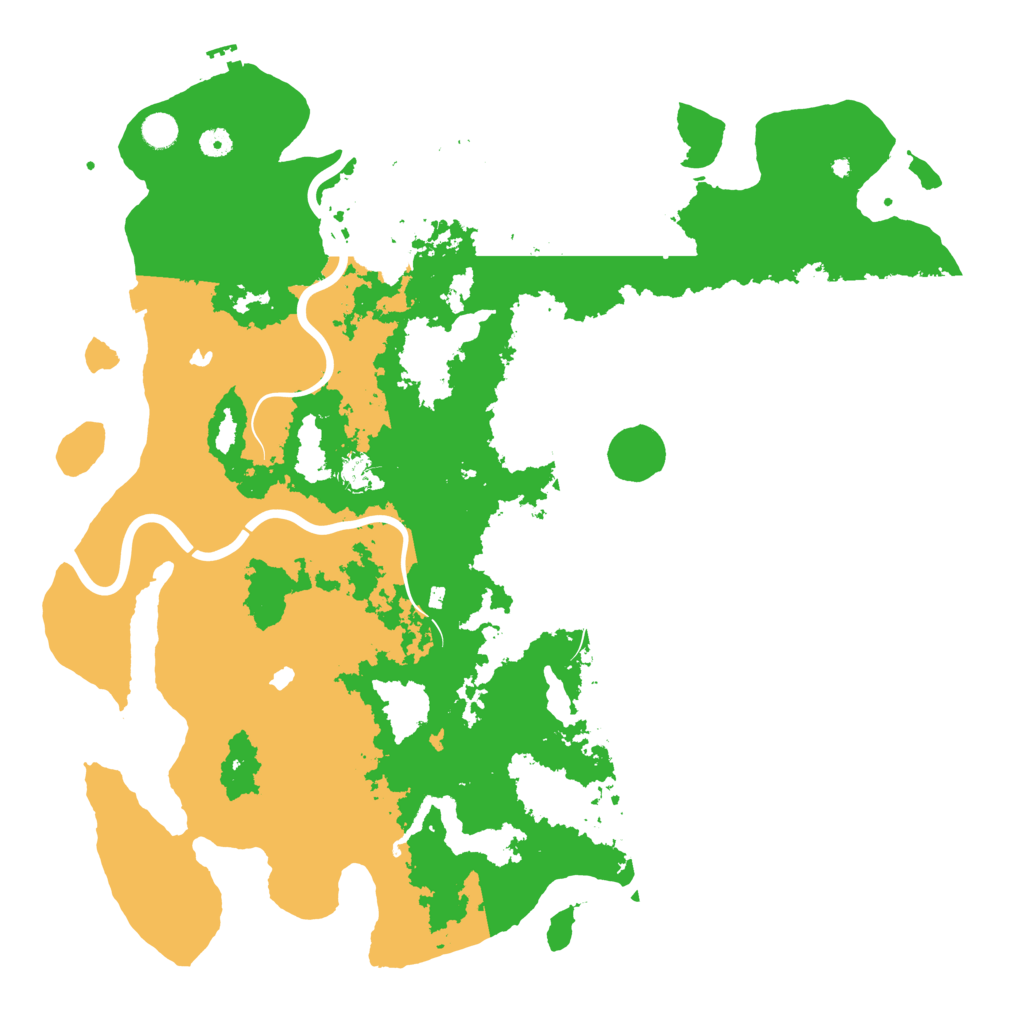 Biome Rust Map: Procedural Map, Size: 5000, Seed: 54816