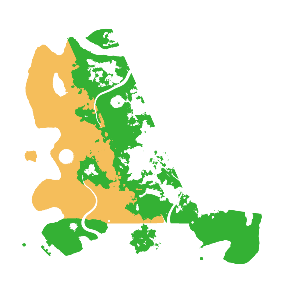 Biome Rust Map: Procedural Map, Size: 3500, Seed: 1354070568