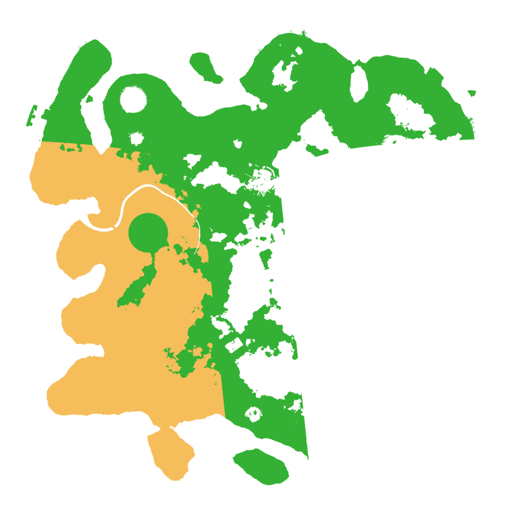 Biome Rust Map: Procedural Map, Size: 3500, Seed: 1157360907