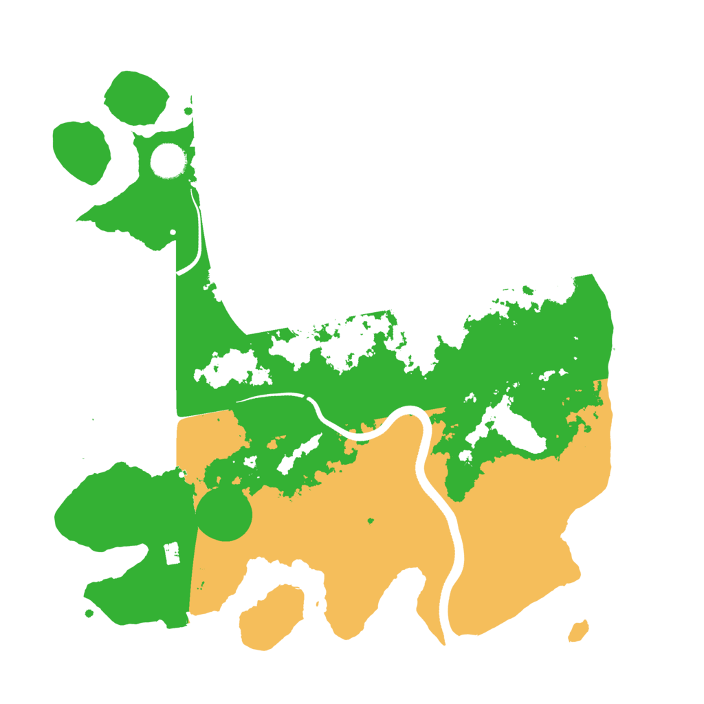 Biome Rust Map: Procedural Map, Size: 3500, Seed: 1882512169