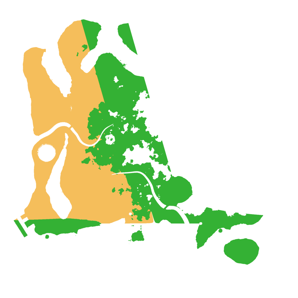 Biome Rust Map: Procedural Map, Size: 3000, Seed: 533829000