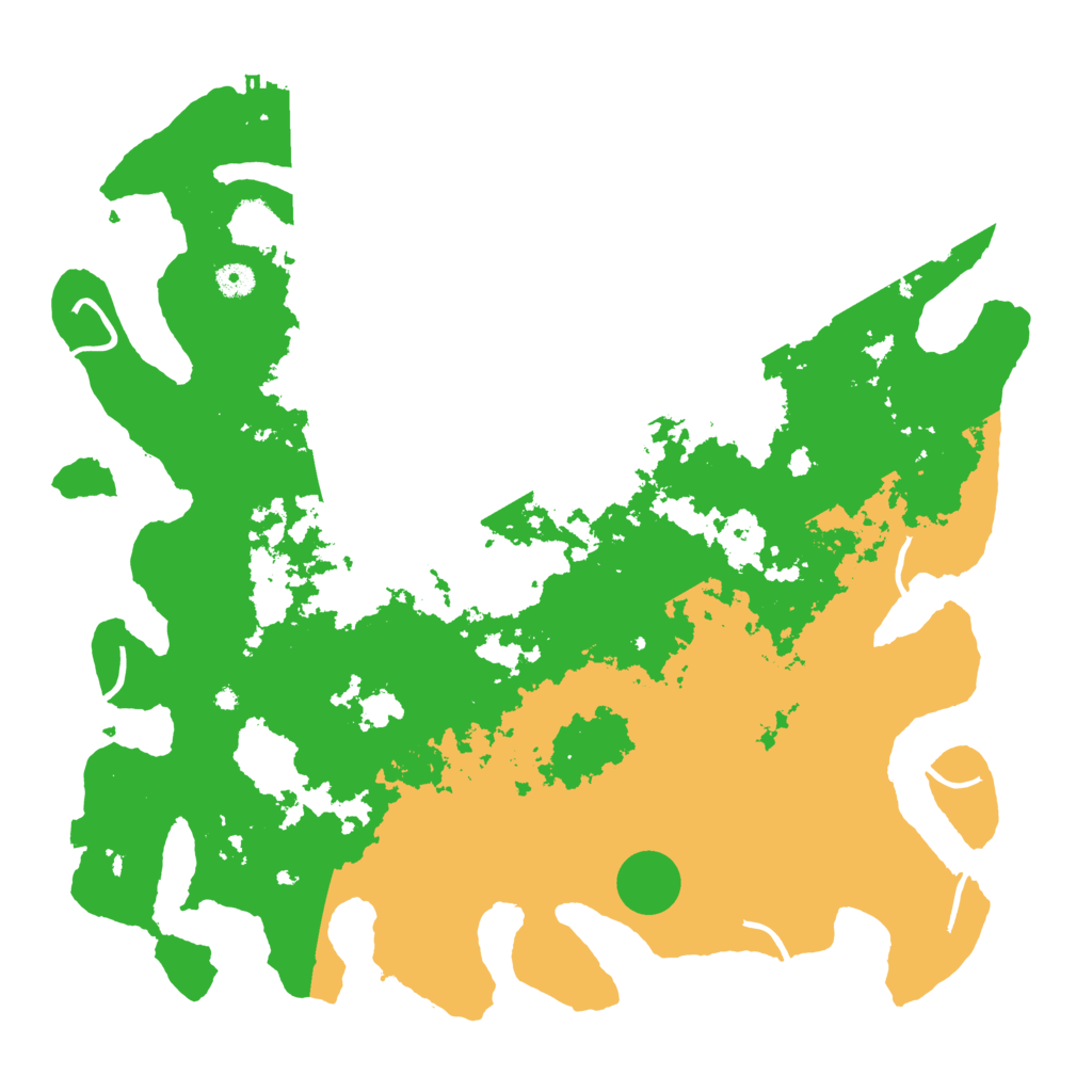 Biome Rust Map: Procedural Map, Size: 4500, Seed: 852371594