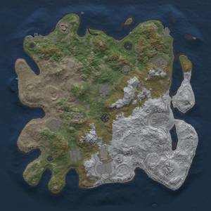 Thumbnail Rust Map: Procedural Map, Size: 3750, Seed: 938810, 19 Monuments