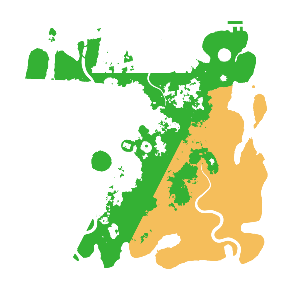 Biome Rust Map: Procedural Map, Size: 3950, Seed: 1960584072
