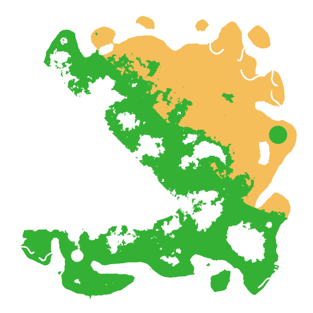 Biome Rust Map: Procedural Map, Size: 4550, Seed: 770802321