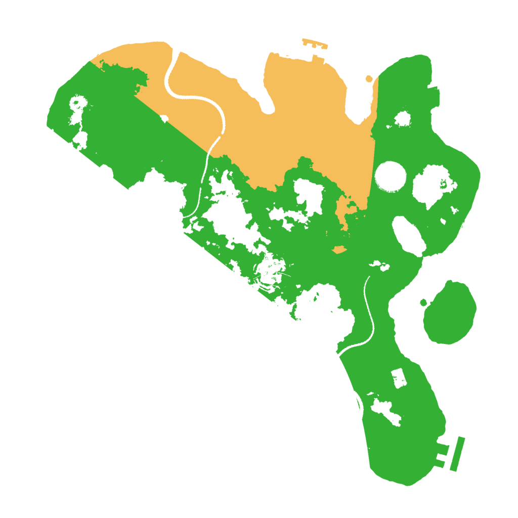 Biome Rust Map: Procedural Map, Size: 3000, Seed: 948430553
