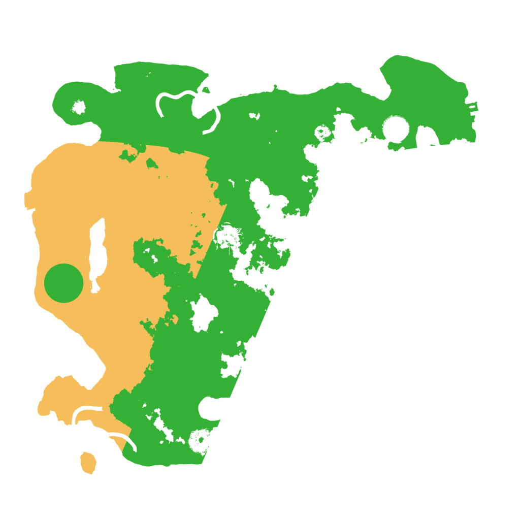 Biome Rust Map: Procedural Map, Size: 3500, Seed: 1997711457