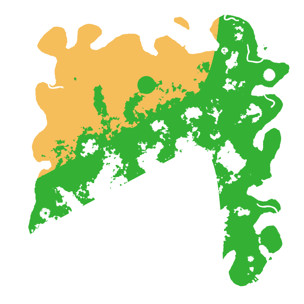 Biome Rust Map: Procedural Map, Size: 4500, Seed: 565665