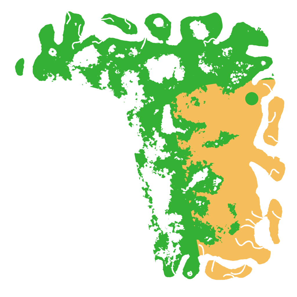 Biome Rust Map: Procedural Map, Size: 6000, Seed: 2345234