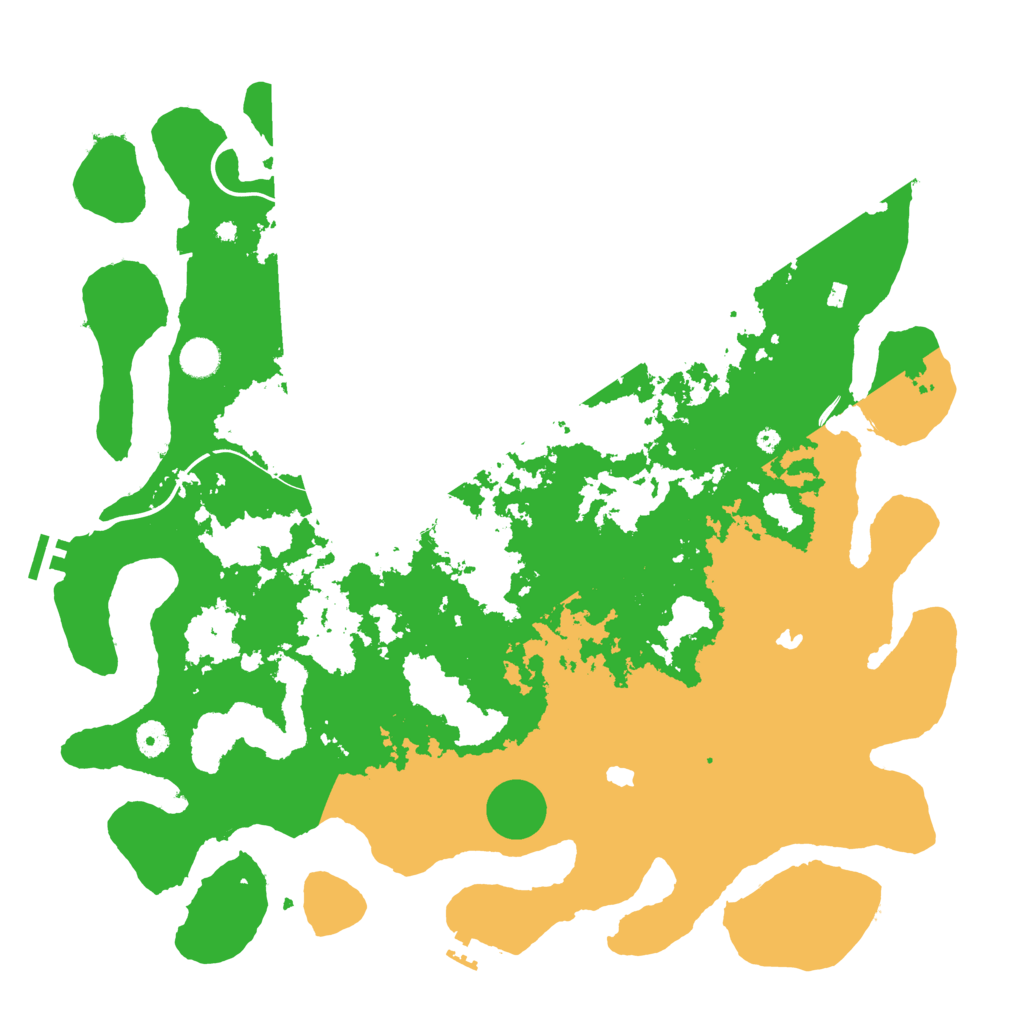 Biome Rust Map: Procedural Map, Size: 4500, Seed: 452459219