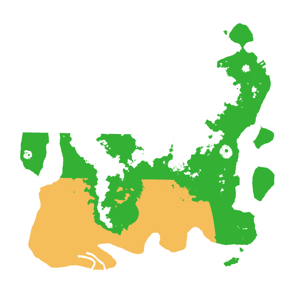 Biome Rust Map: Procedural Map, Size: 3500, Seed: 2123339822