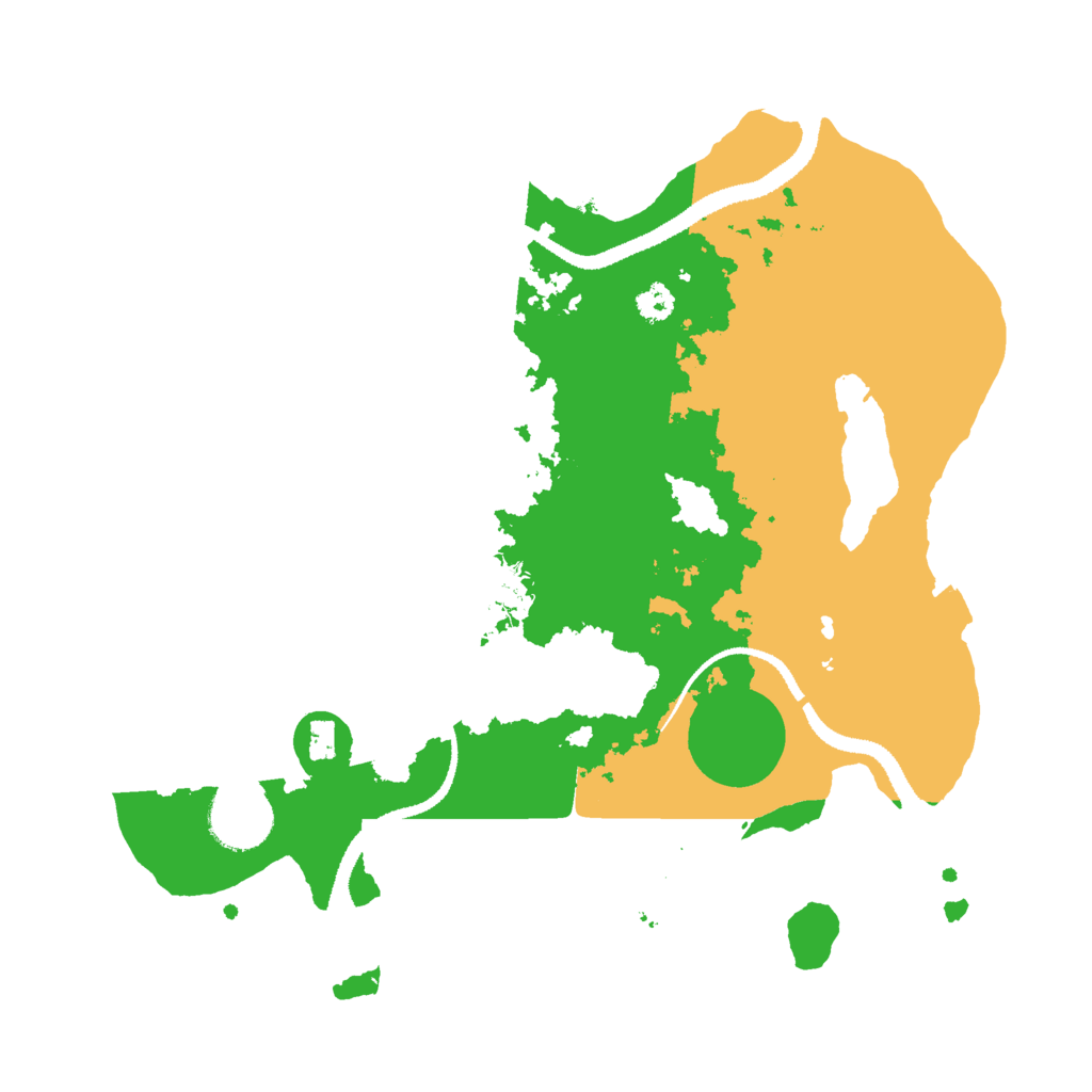 Biome Rust Map: Procedural Map, Size: 3000, Seed: 1513360288