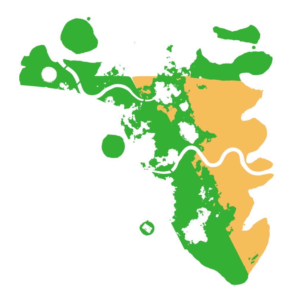 Biome Rust Map: Procedural Map, Size: 3500, Seed: 1576643436