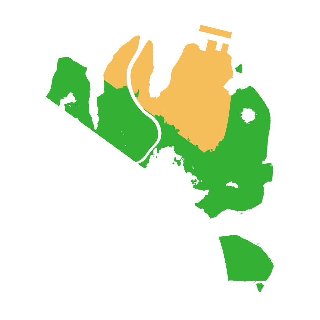 Biome Rust Map: Procedural Map, Size: 2000, Seed: 1702942878