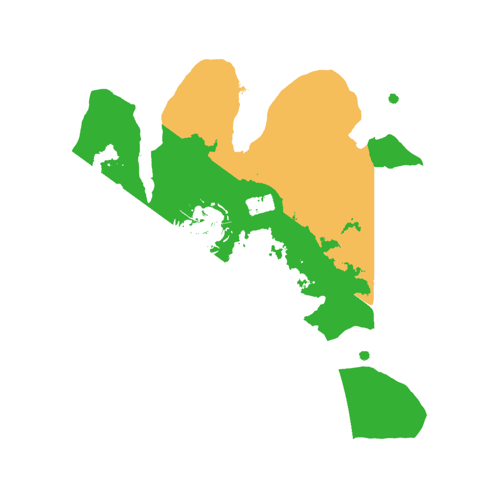 Biome Rust Map: Procedural Map, Size: 2000, Seed: 1702942878