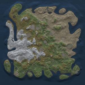 Thumbnail Rust Map: Procedural Map, Size: 4500, Seed: 1999215863, 19 Monuments