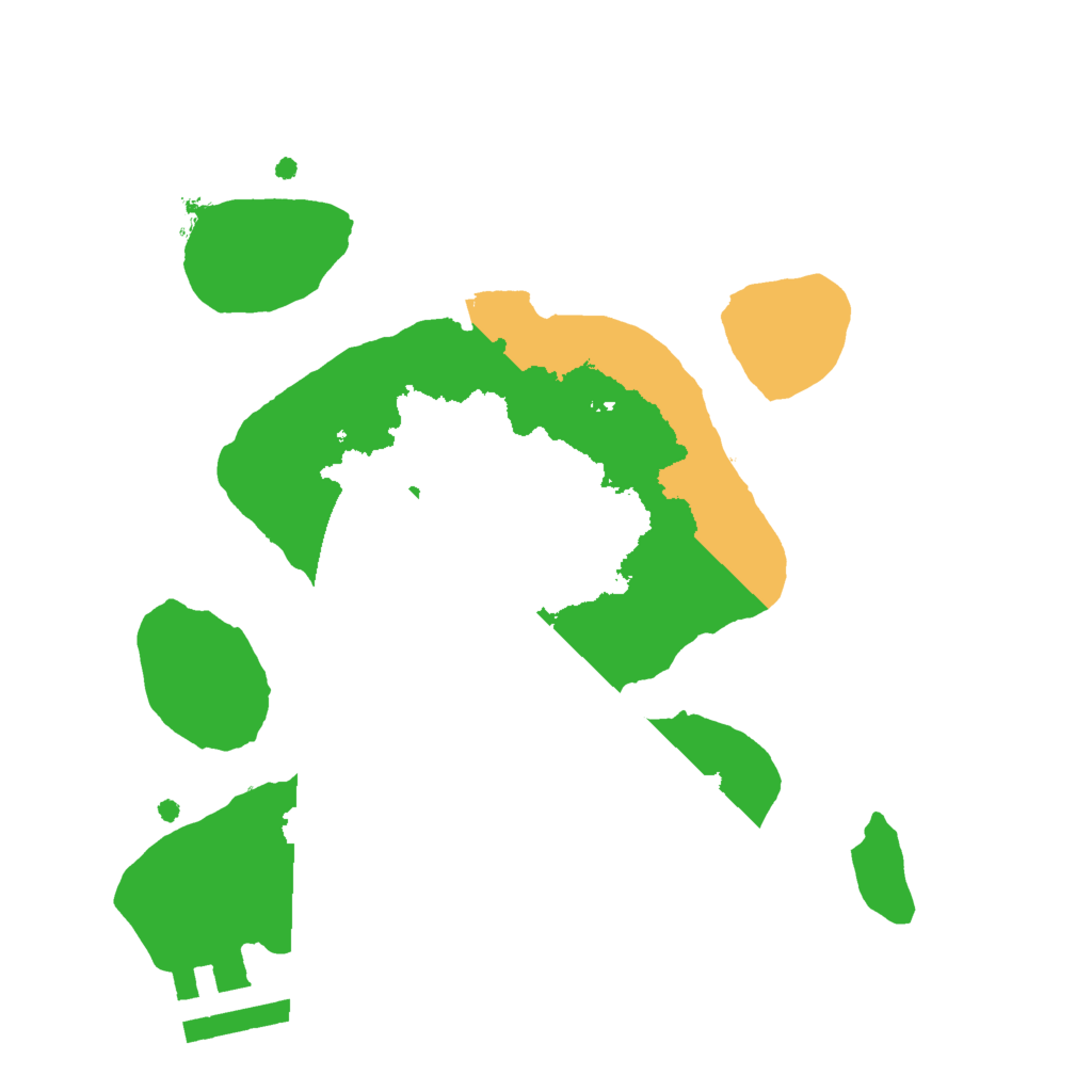 Biome Rust Map: Procedural Map, Size: 2000, Seed: 131026037